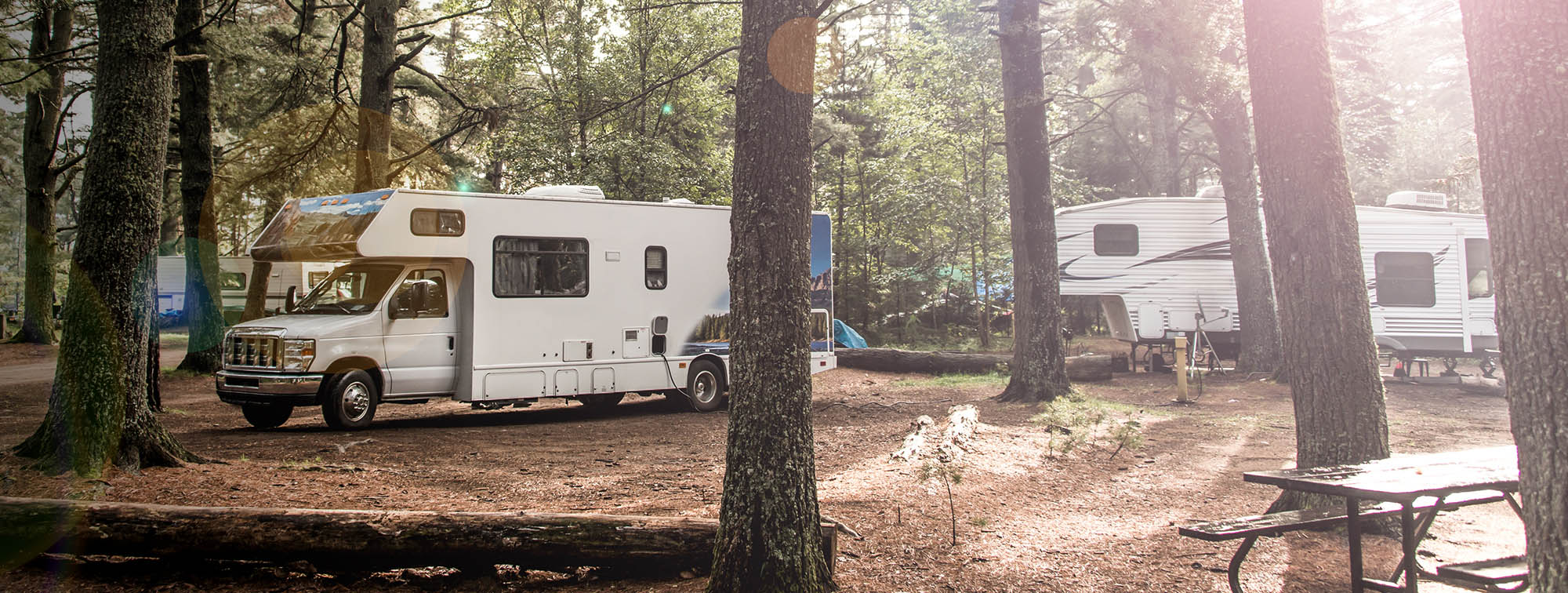 Recreational Vehicle at campground