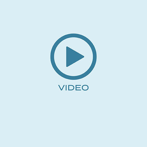 blue icon video play button