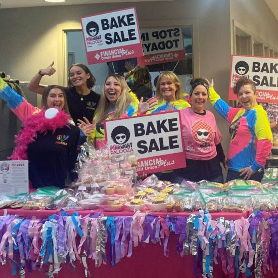 Bake sale for Pink Night Palooza