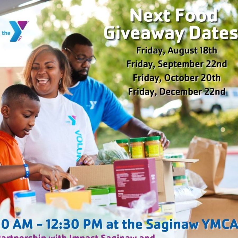 YMCA Food Giveaway Graphic
