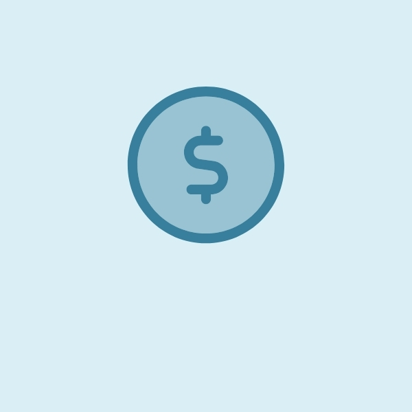 dollar coin icon