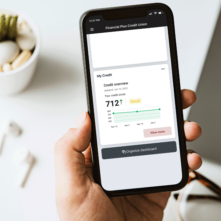 credit score on phone