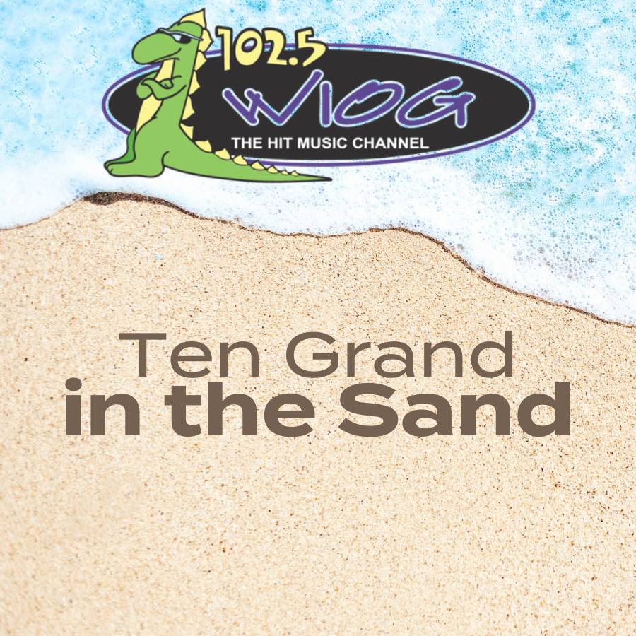 10 Grand in the Sand logo with 102.5 WIOG