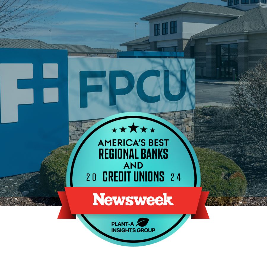 Newsweek logo in front of FPCU Fenton Branch