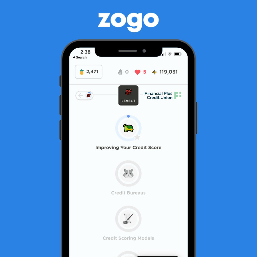 Zogo on cell phone
