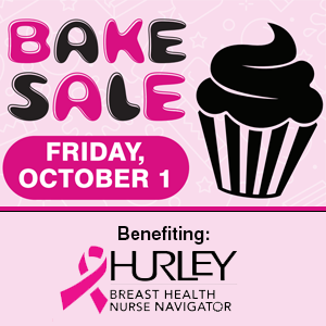 Pink Night Palooza bake sale event flyer